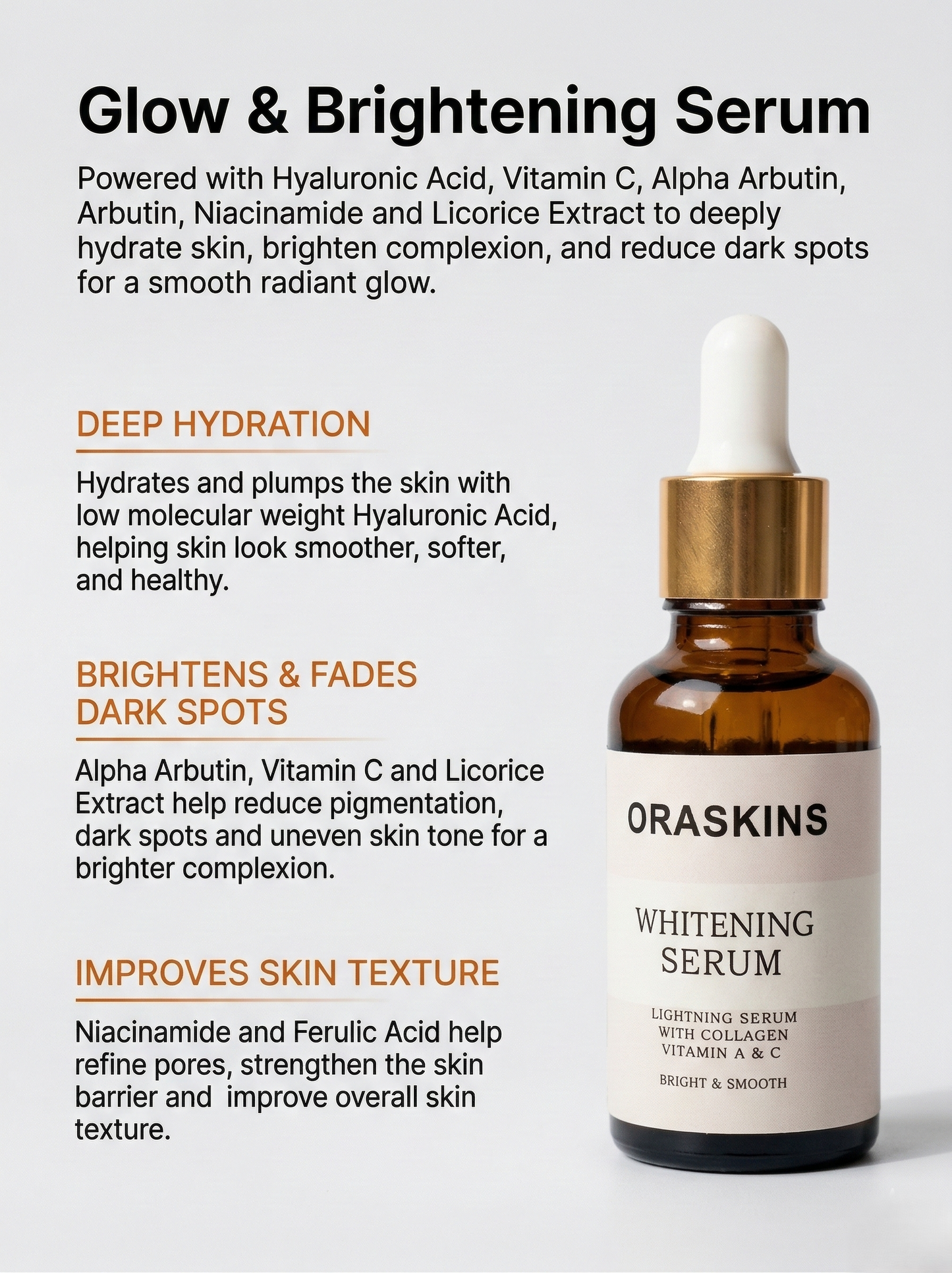 ORASKINS Brightening & Whitening Serum