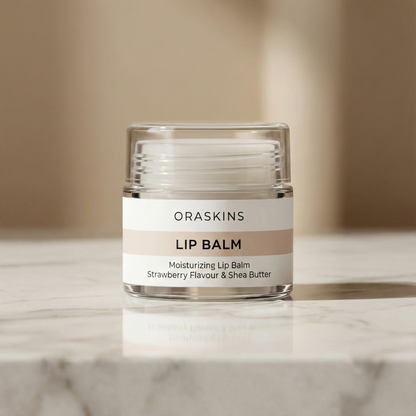 ORASKINS Strawberry & Rice Lip Balm