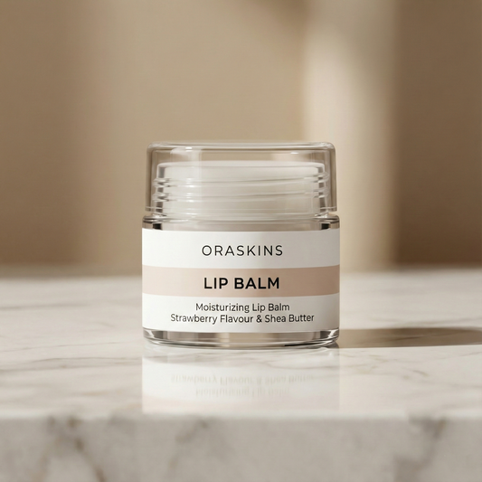 ORASKINS Strawberry & Rice Lip Balm